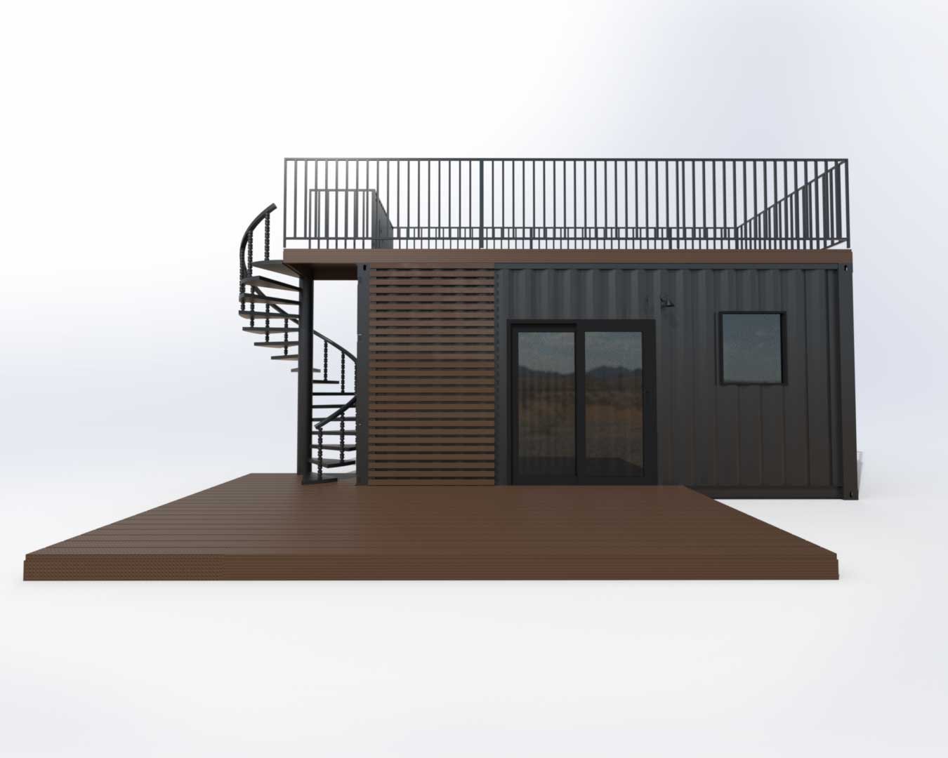 20FT Ezra Modern Container Home | Turnkey Tiny House | Portable Prefab Container Home - Image 12
