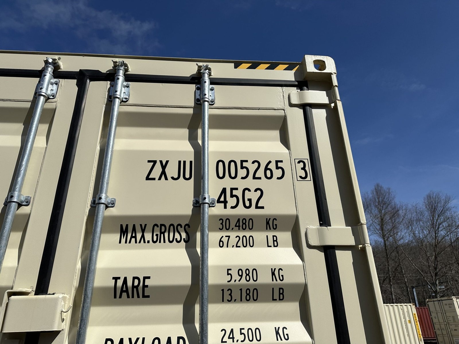 40ft New High Cube Shipping Container - Wind & Watertight - Unit ZXJU005265-3 - Image 6