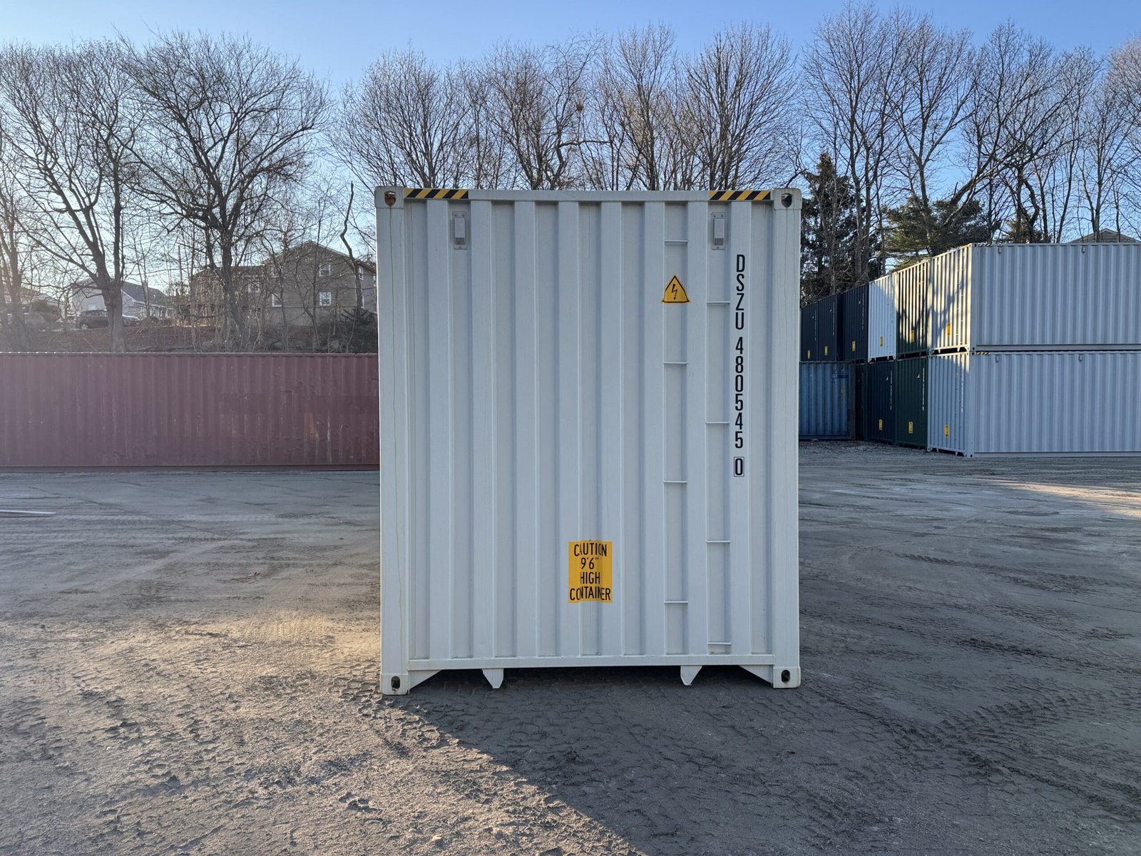 40ft New High Cube Shipping Container - Wind & Watertight - Gray - Unit DSZU480545-0 - Image 11