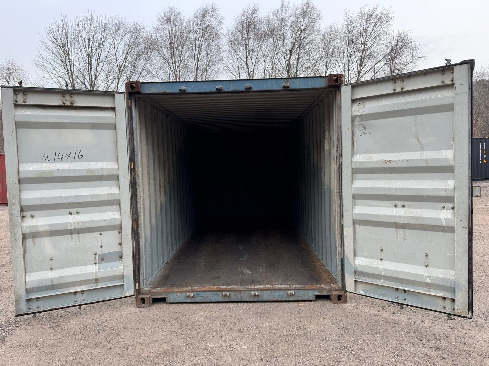 20ft Used Shipping Container - Wind & Watertight - Blue - Unit NYKU301731-0 - Image 12