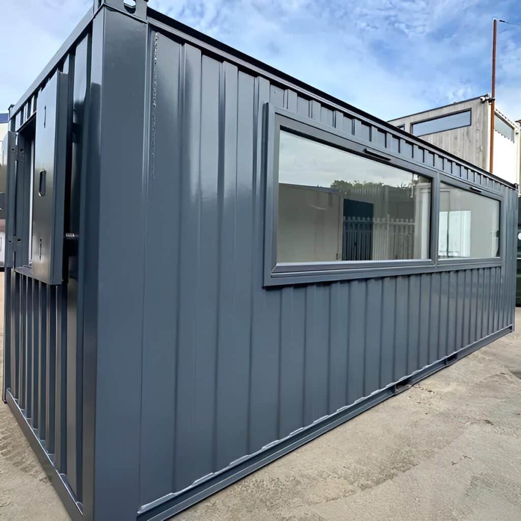 21ft x 8ft Custom Cabin Office / Canteen | Picture Windows | Portable Building - Image 5