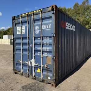 40ft Used High Cube Shipping Container - Wind & Watertight - Blue - Unit GESU620818-8