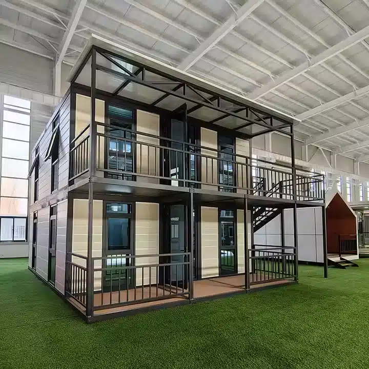 4 Bedroom 2 Story Luxury Modular Container Home Villa - Fully Furnished Prefabricated Portable House with Balcony