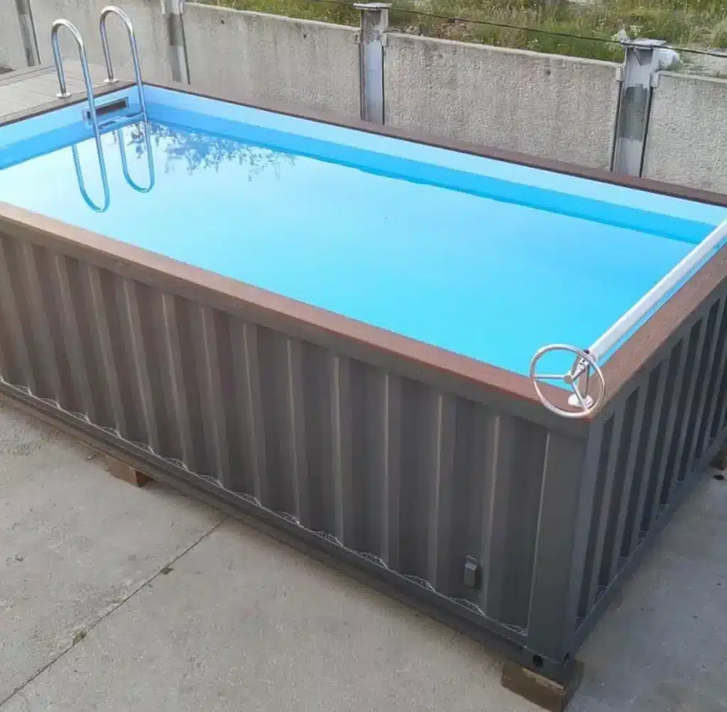 20ft Container Swimming Pool - Steel Container Pool with Filtration System - Image 7