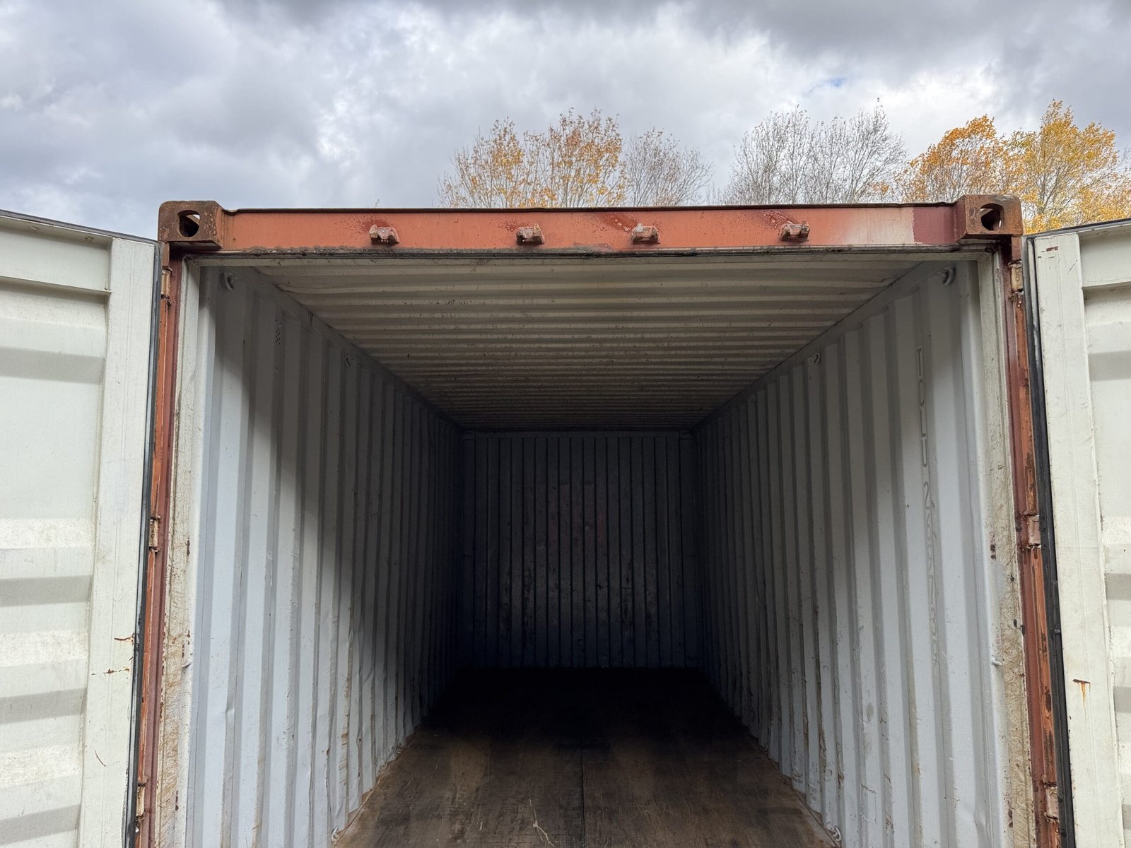 20ft Used Shipping Container - Wind & Watertight - Red - Unit TCLU269739-8 - Image 5