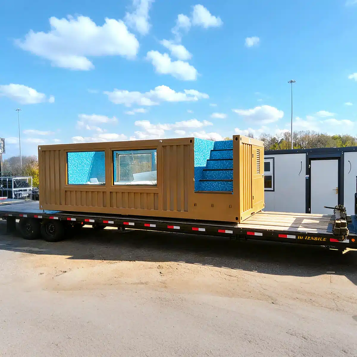 20ft Luxury Container Swimming Pool with Glass Viewing Panel - Image 15