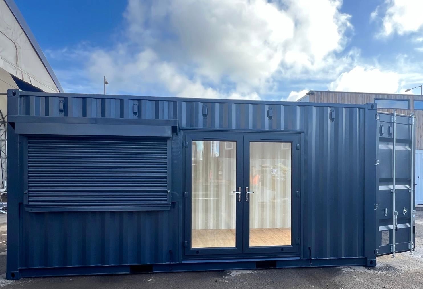 20x8ft CUSTOM SHIPPING CONTAINER CONVERSION - Portable Building - No 1191 - Image 5