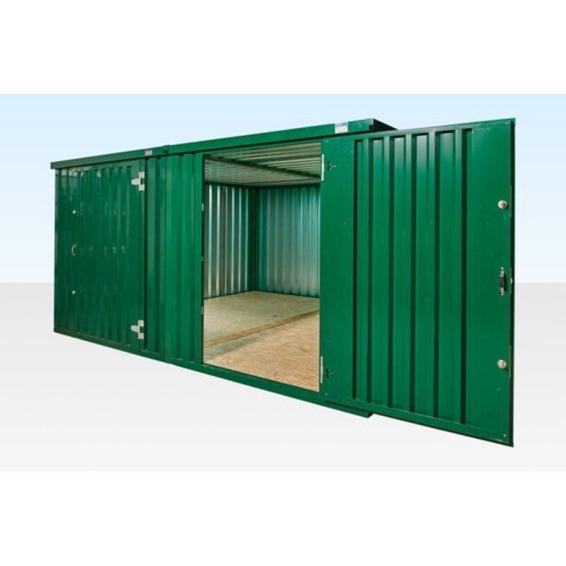 3M X 4.2M Side Linked Flat Pack Container Bundle (Powder Coated)