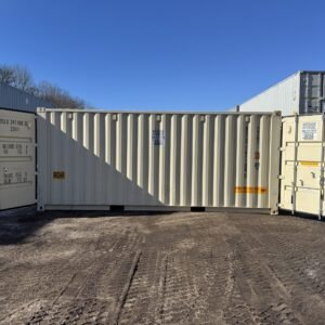 20ft New Shipping Container - Wind & Watertight - Beige - Unit BSLU241106-5