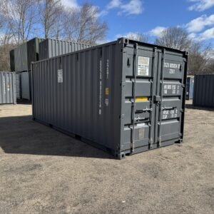 20ft New Shipping Container - Wind & Watertight - Gray - Unit DSZU803824-8