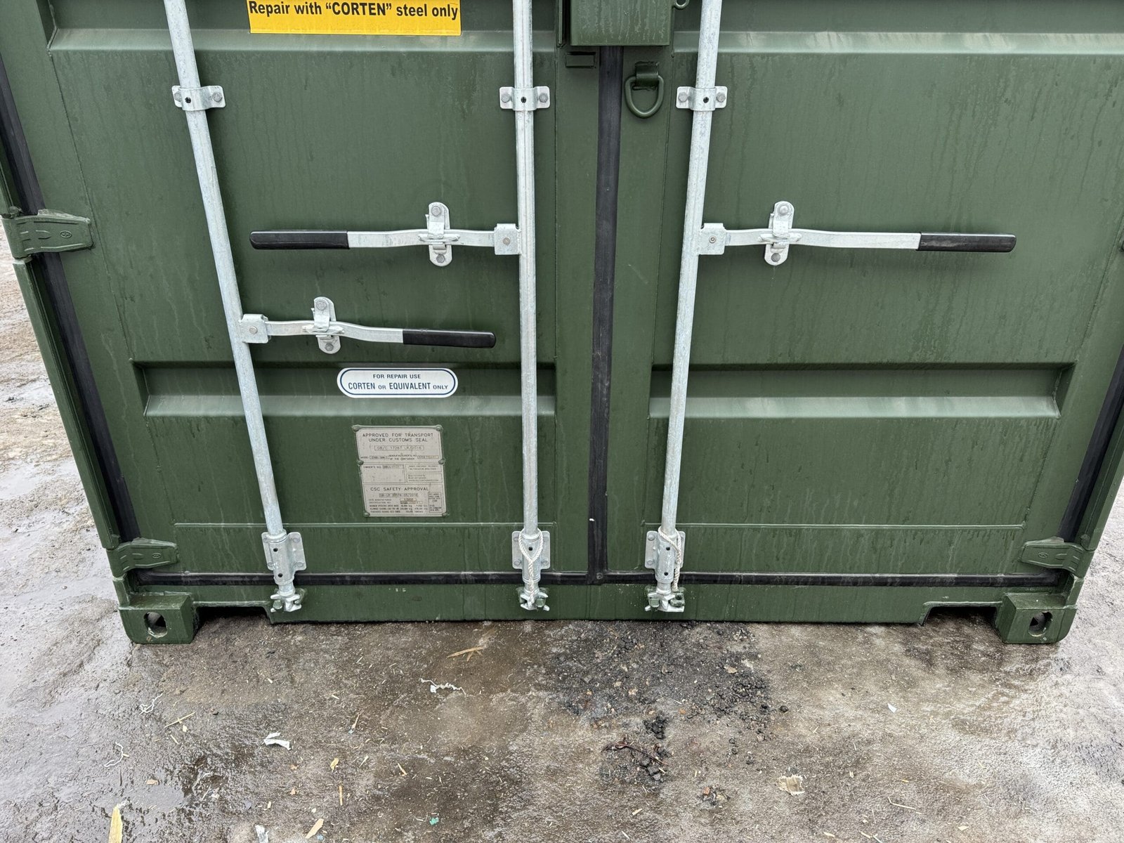 40ft New High Cube Shipping Container - Wind & Watertight - Green - Unit BBUU480288-1 - Image 6