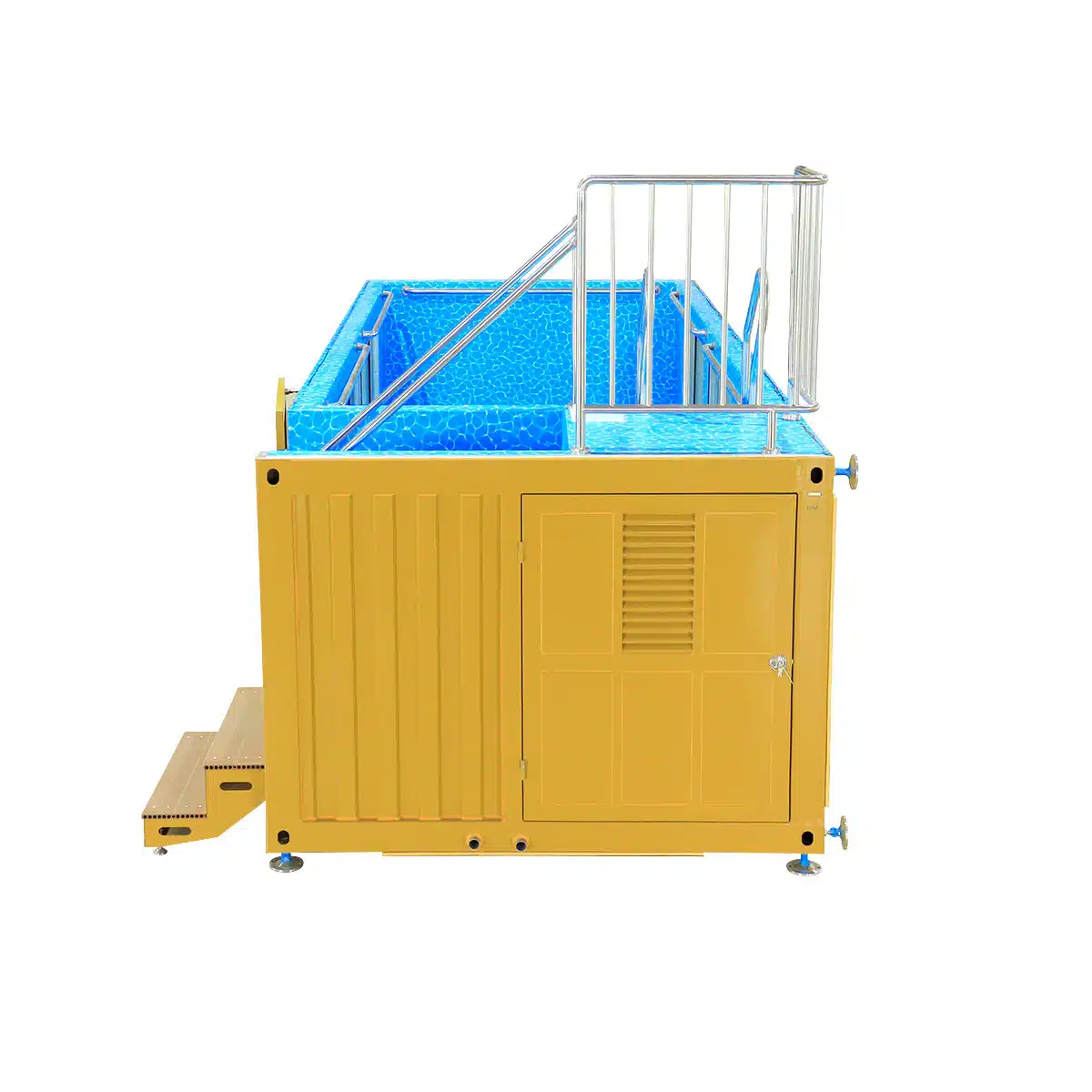 20ft Luxury Container Swimming Pool with Glass Viewing Panel - Image 8