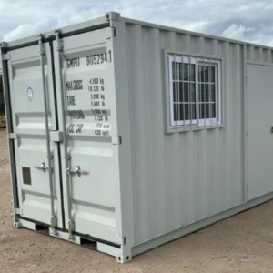 9ft-Container-Office-complete-with-window-and-side-door-1-1-1.webp 9ft Container Office complete with window and side door