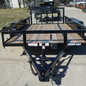 DSC02465_fad6677a-c315-4494-8ae1-f260aaa3e2bb.webp 6'4" x 12 Double Axle Utility Trailer Powder Coated Dovetail (2) 3500lb Axles