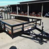 DSC02475_7cdcc42e-ef17-4495-8ccb-11018a16407f.webp 6'4" x 12 Double Axle Utility Trailer Powder Coated Dovetail (2) 3500lb Axles