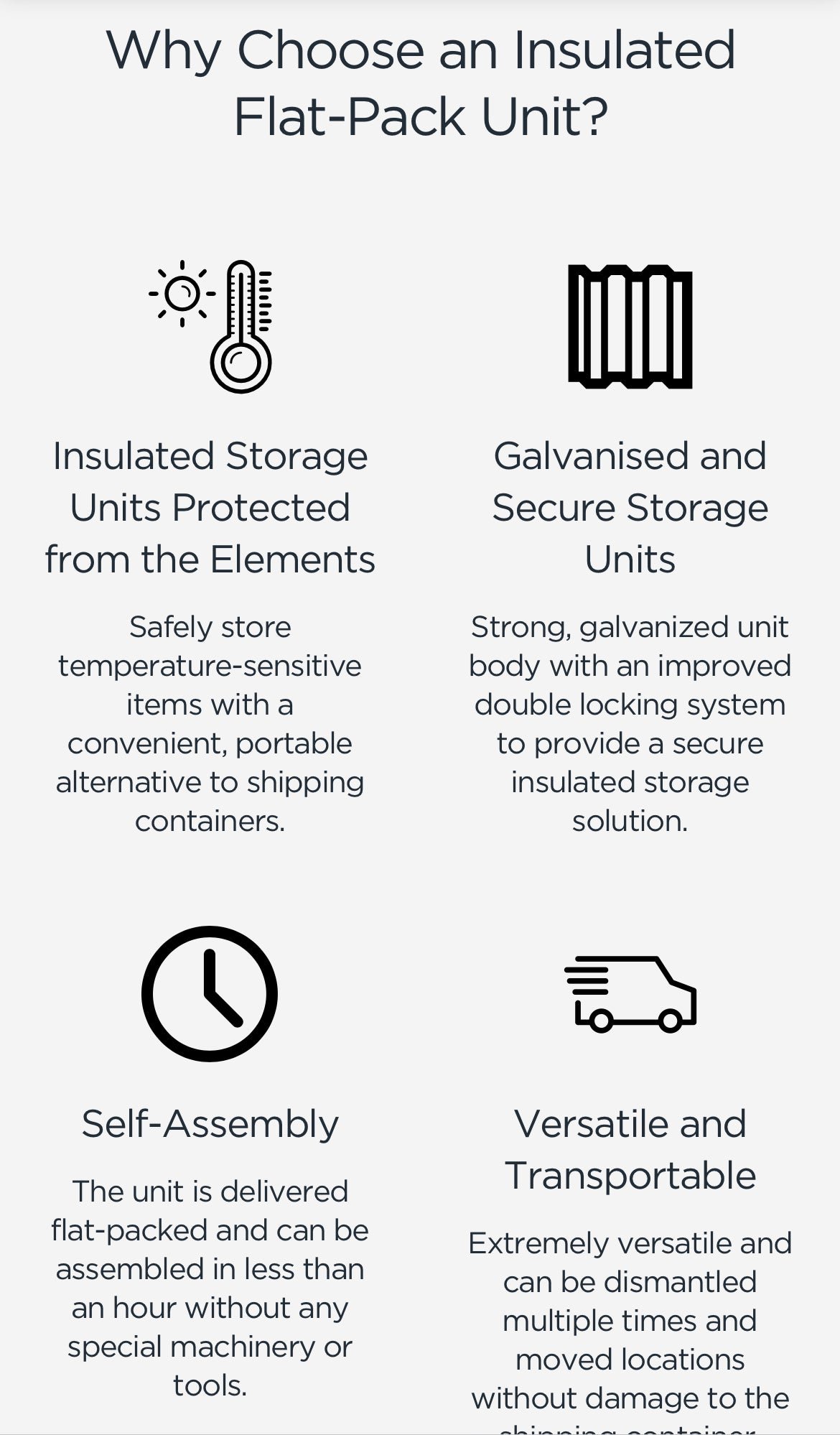 Insulated Flat-Pack Storage Container - Portable Secure Store - Image 4
