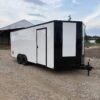 Titanium Cargo 8.5×20 White Blackout Enclosed Cargo Trailer