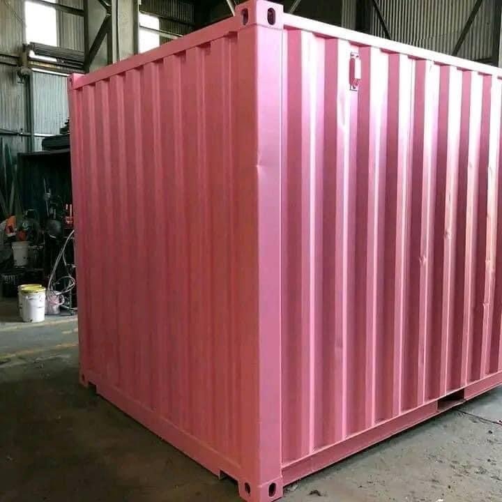 10 ft Pink Container with Roll-Up Door