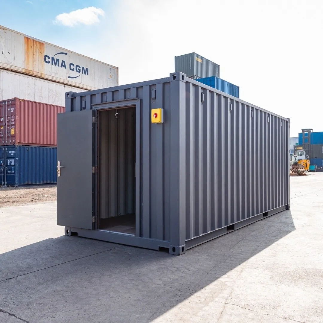 Enhanced 20ft Standard Shipping Container  -  Grey Finish