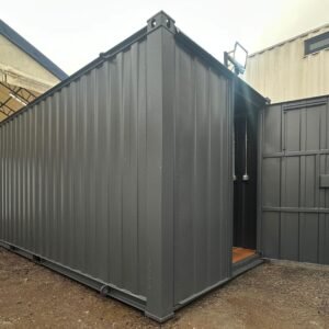 21ft x 8ft Steel Secure Store with Electric Pack - Anti-Vandal Portable Storage