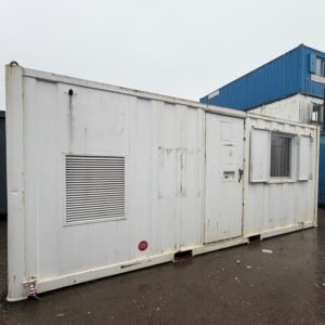 20x9ft - Static Welfare Unit - Toilet, Canteen, Drying Room & Generator 9KVA - Welfare - Anti-Vandal - Building Site Accommodation - Portable Anti-Vandal