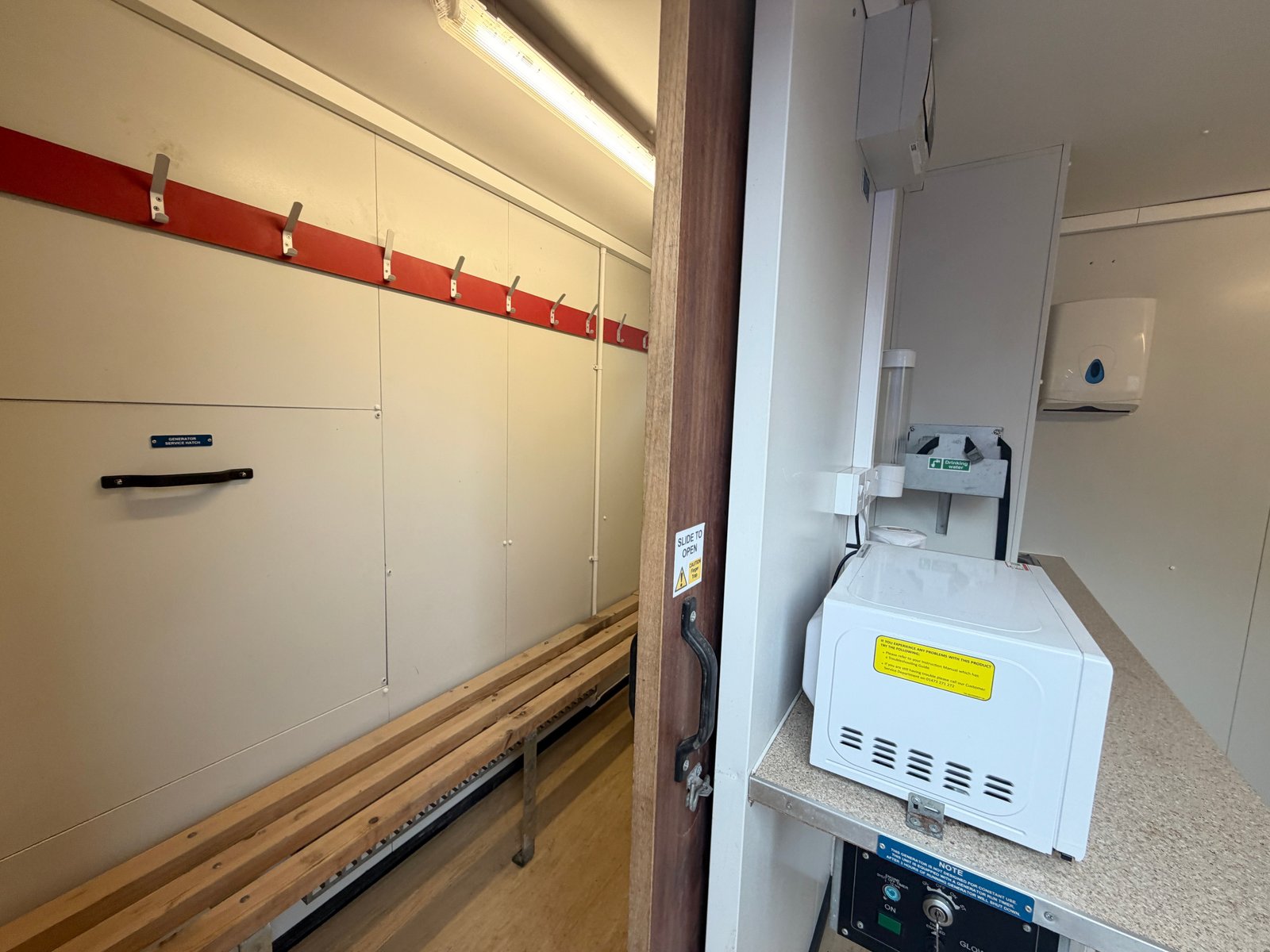 20x9ft - Static Welfare Unit - Toilet, Canteen, Drying Room & Generator 9KVA - Welfare - Anti-Vandal - Building Site Accommodation - Portable Anti-Vandal - Image 18