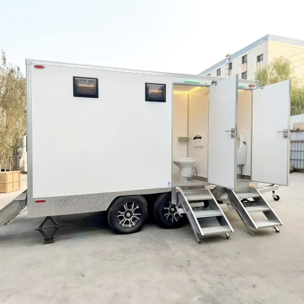 Luxury Mobile Bathroom Trailer Portable Restroom Trailer Mobile Toilet Trailer