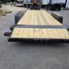 New2027 Quality Steel and Aluminum 7×20 9990lb gvwr open car hauler trailer flat bed Utility Trailer