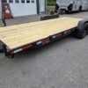 New2027 Quality Steel and Aluminum 7×20 9990lb gvwr open car hauler trailer flat bed Utility Trailer
