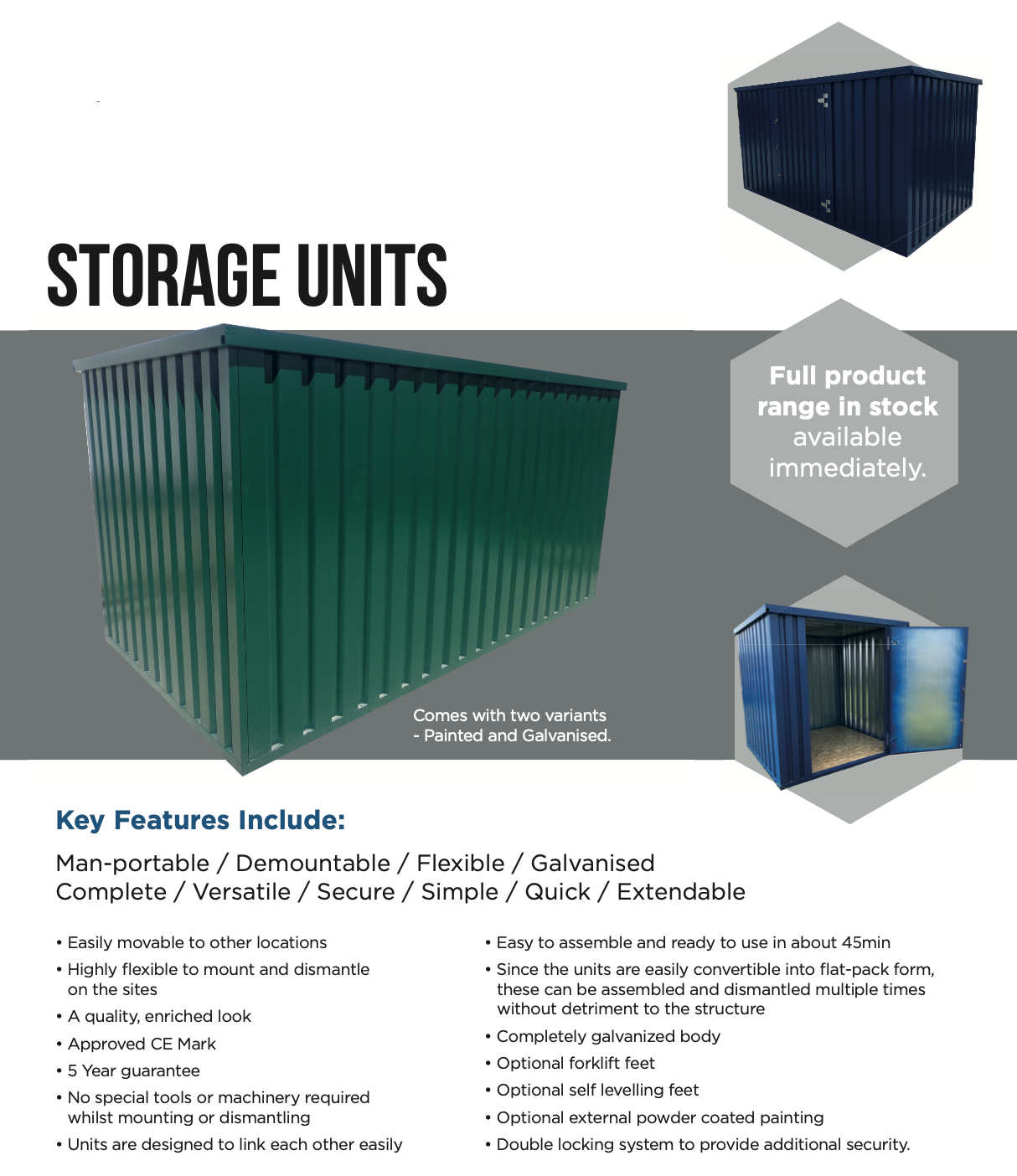 Flat-Pack Storage Container - Anti-Vandal Secure Store - Image 7