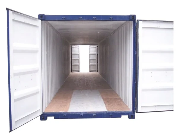 SdigPQtC-1.webp 40ft High Cube Double Door Container - One-Trip - Blue