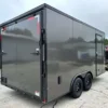 Titanium Charcoal Blackout 8.5×16 Enclosed Cargo Trailer