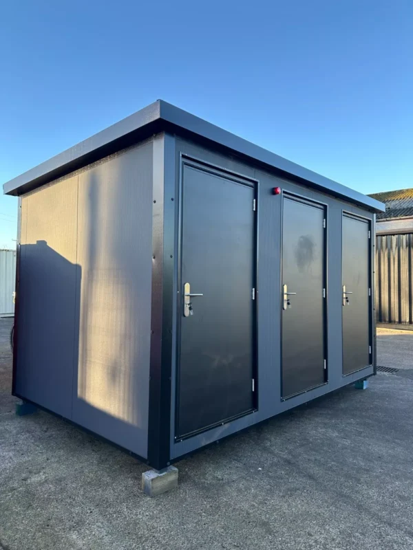 Triple Toilet Unit (Customizable) - Shipping Container
