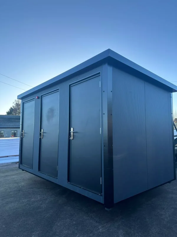 Triple Toilet Unit (Customizable) - Shipping Container