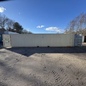 40ft New Shipping Container  -  Wind & Watertight  -  Beige  -  Unit FXLU601851-2