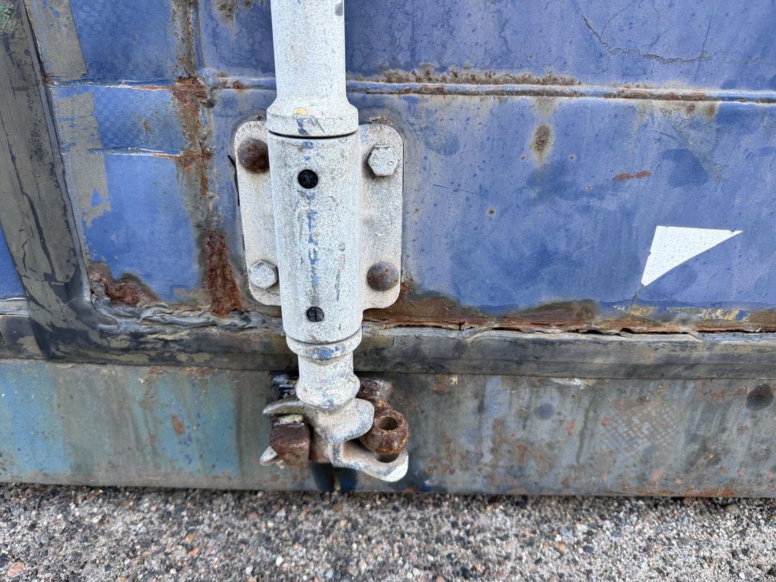 20ft Used Shipping Container - Wind & Watertight - Blue - Unit CMAU180414-2 - Image 6