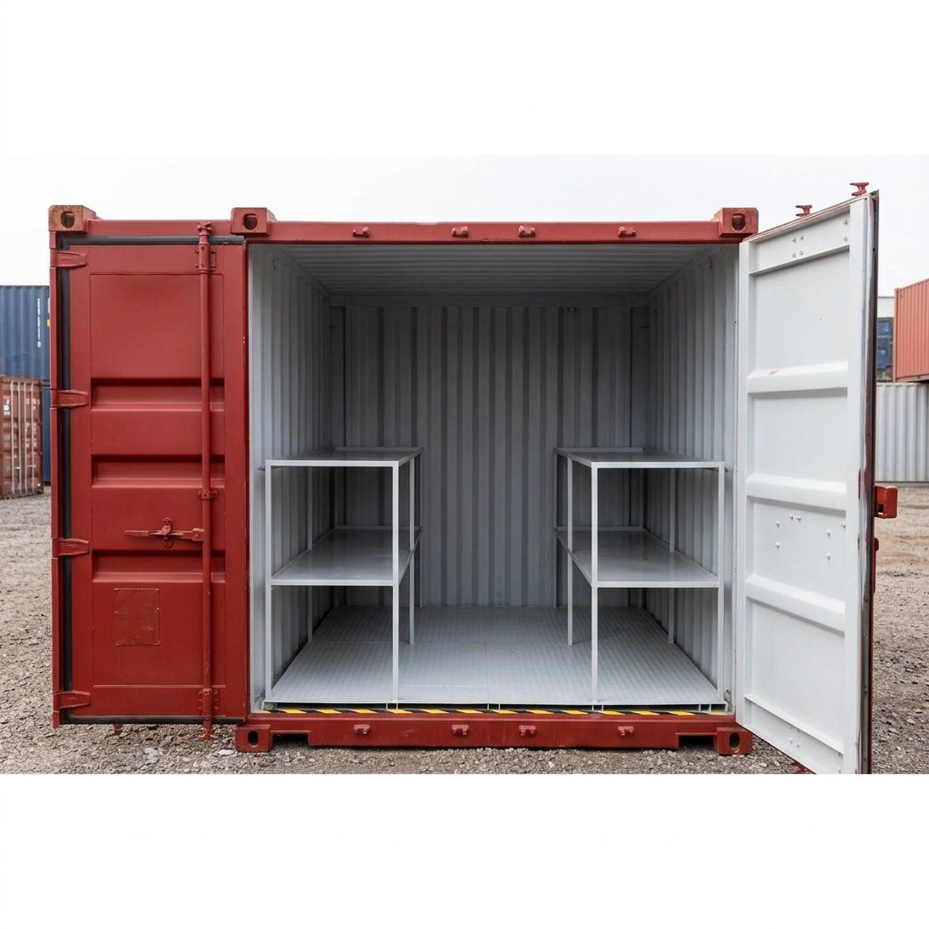 8Ft X 8Ft Raised And Flat Floor Bunded Store - Image 6