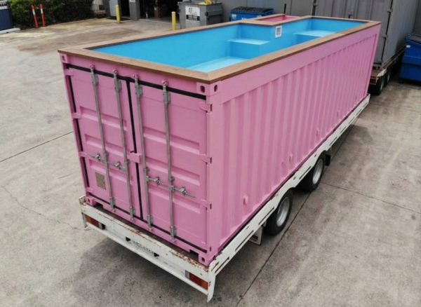 Pink 20 FT Container Pool