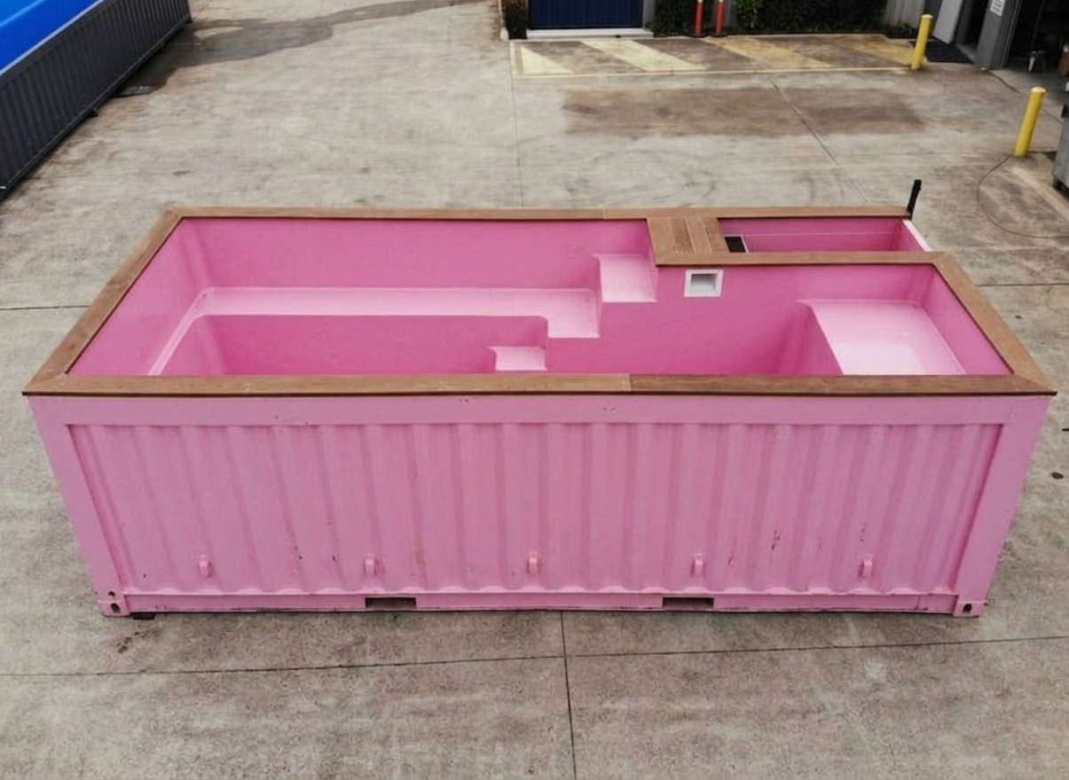 Pink 20 FT Container Pool - Image 6