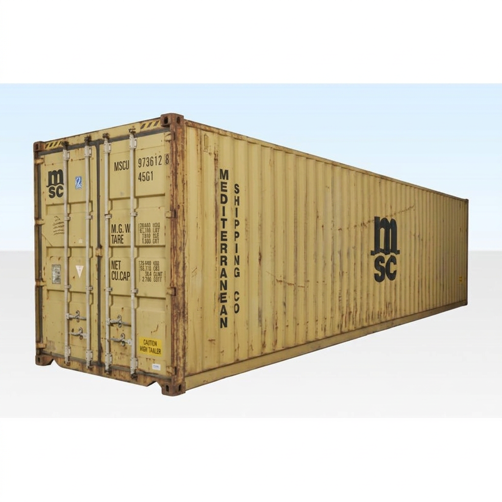 40Ft X 8Ft Used Shipping Container High Cube - Image 4