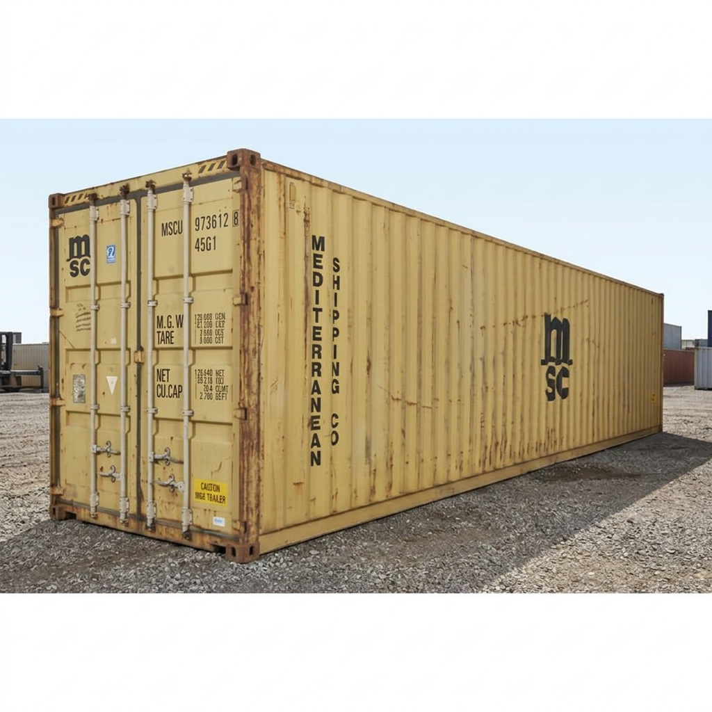 40Ft X 8Ft Used Shipping Container High Cube - Image 5