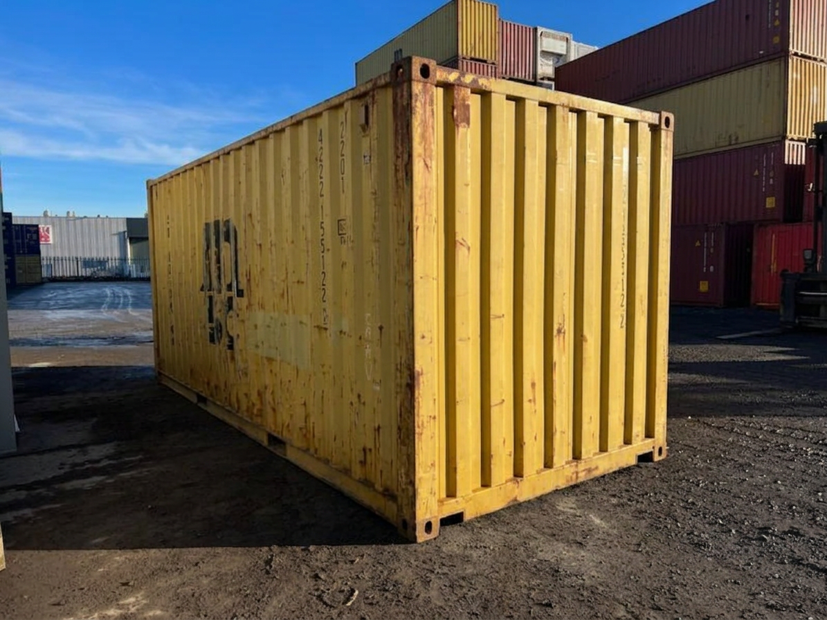 20ft Used Shipping Container with Roller Shutter Door - Image 5