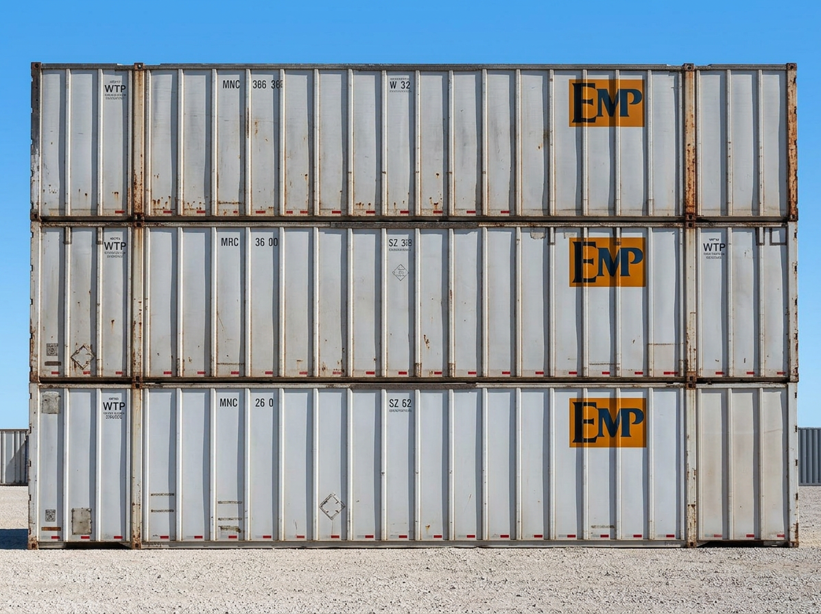 Used 53ft High Cube Shipping Container - Galvanized Aluminum - Image 4