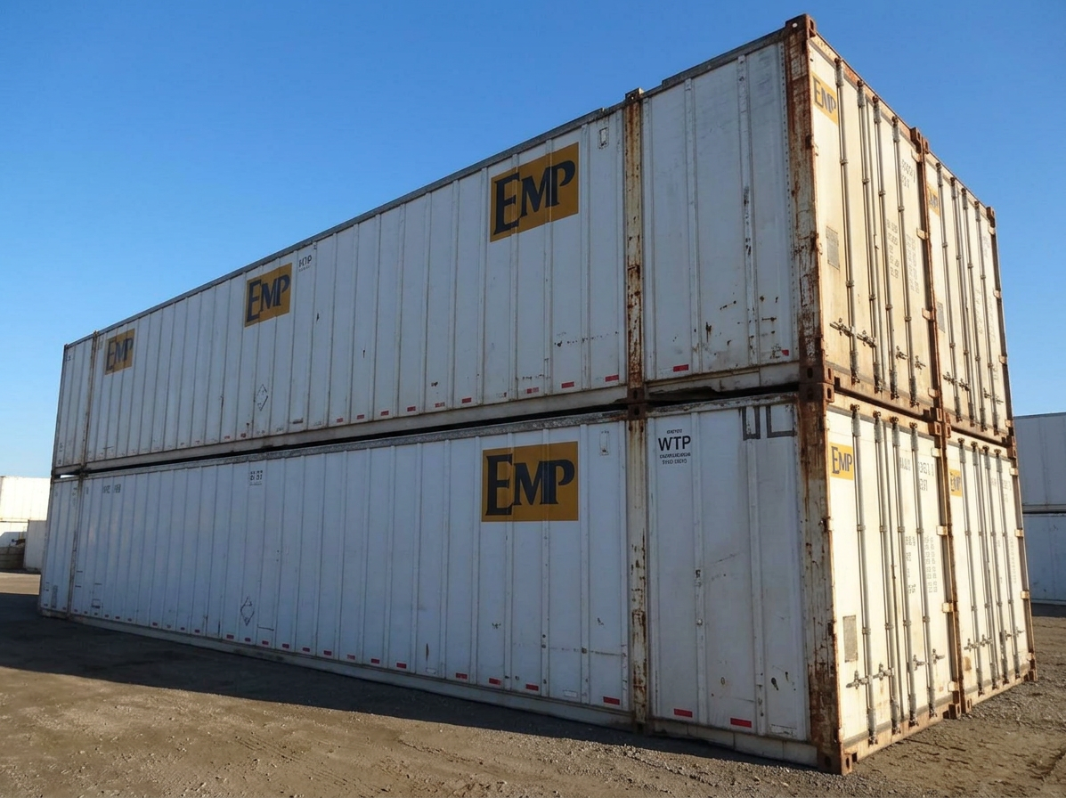 Used 53ft High Cube Shipping Container - Galvanized Aluminum - Image 5