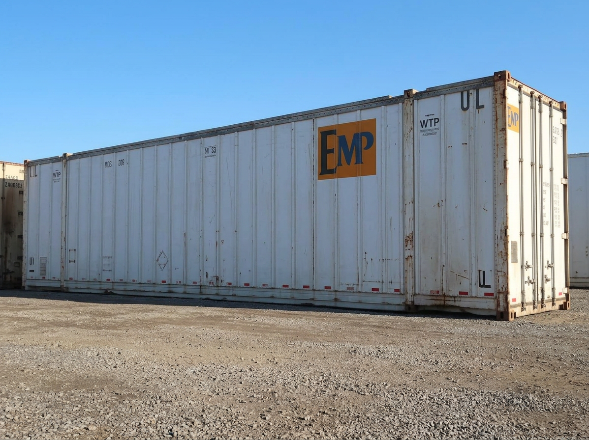 Used 53ft High Cube Shipping Container - Galvanized Aluminum - Image 6