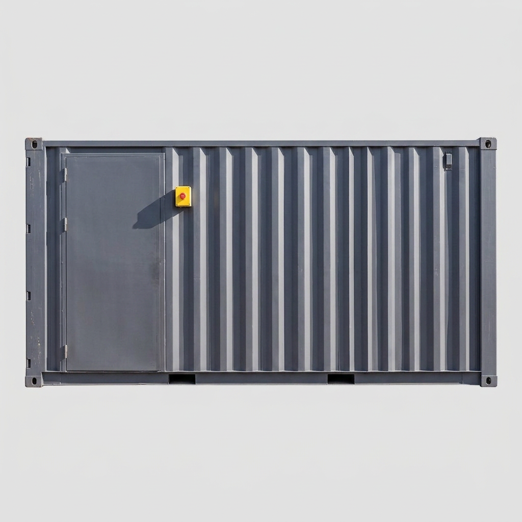Enhanced 20ft Standard Shipping Container - Grey Finish - Image 4