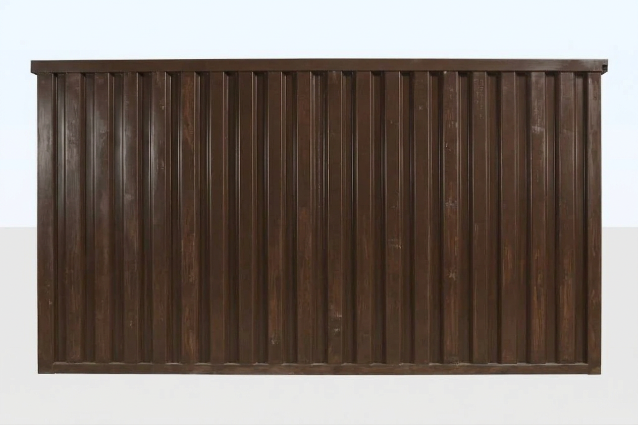 Wood-Effect Flat Packed Storage Container 2M X 2.1M - Image 4