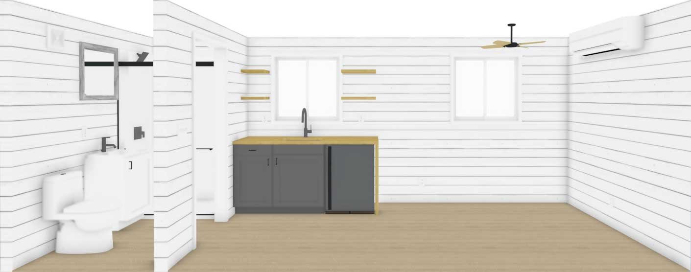20FT Ezra Modern Container Home | Turnkey Tiny House | Portable Prefab Container Home - Image 13