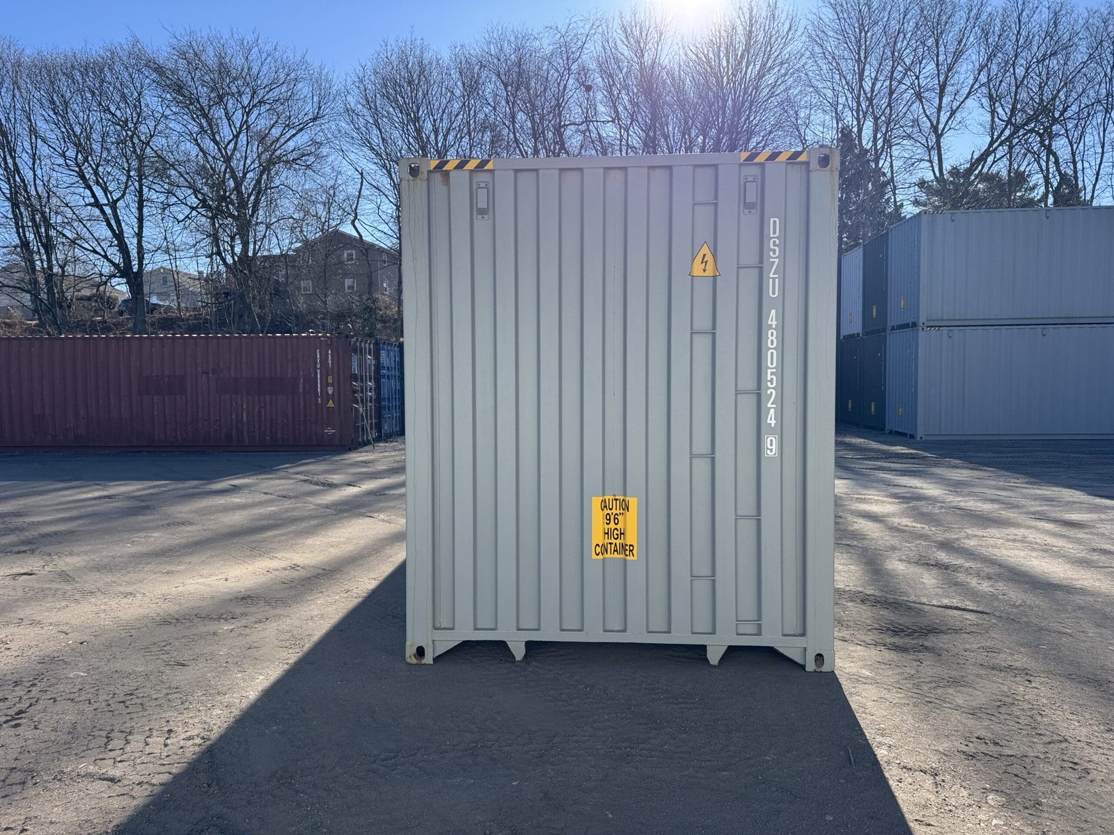 40ft New High Cube Shipping Container - Wind & Watertight - Gray - Unit DSZU480524-9 - Image 11