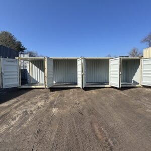 40ft New High Cube Shipping Container - Wind & Watertight - Beige - Unit YLEU252005-1